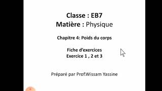 EB7 Physique Poids du corps Exercices [upl. by Clift727]