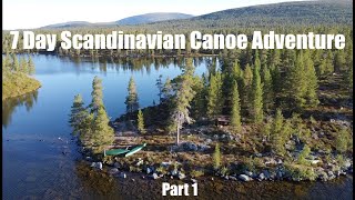 7 Day Scandinavian Wilderness Canoe Trip Part 1  Rogen Naturreservat Sweden [upl. by Trent336]