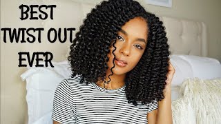 BEST TWIST OUT ROUTINE FOR FRIZZ FREE VOLUME DEFINITION LENGTH AND MOISTURE [upl. by Aronal355]