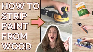 How To Strip Paint From Wood [upl. by Genevra470]