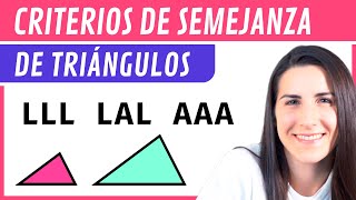 CRITERIOS de SEMEJANZA de Triángulos 📐 [upl. by Varipapa323]