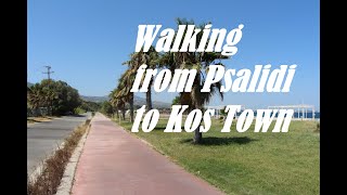 Coastal Hike from Psalidi to Kos Town A Sunny Trek Along Koss Scenic Beachfront [upl. by Rici]