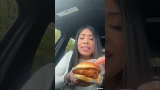 Chick fil A NEW 🚨 Honey Pepper pimiento chichen sandwich foodie tastetest foodreview shorts [upl. by Sakram]