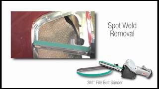 Spot Weld Removal Green Belt [upl. by Aryhs]