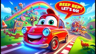 🚗🎶The Ultimate Car Song for Kids I Beep Beep Honk Honk  Sing Along Adventure 🎉 [upl. by Popelka]