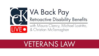 VA Back Pay Retroactive Benefits [upl. by Paucker]