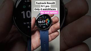 Fastrack Revoltt FR1 pro 😞no aod option  limited watchfaces fastrack techpokeshorts [upl. by Toogood339]