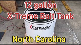 12 gallon XTreme Bait Tank with built in back up 12v pump [upl. by Atila155]