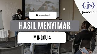 Presentasi Video Minggu 4  Dasar Pemrograman Mobile [upl. by Greenwald]