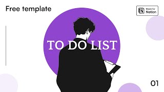 Personal todo list a free Notion template [upl. by Arelus]