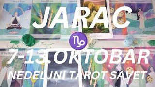 JARAC ♑ Konačno susret sa vašom srodnom dušom 💕✨ NEDELJNI TAROT SAVET 713OKTOBAR [upl. by Akemehs356]