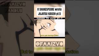 If shakespeare wrote jujutsukaisen fandub acting voiceacting animeedit sukuna fypage [upl. by Jentoft]