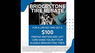 Time for new tires Check out our Summer Tire Rebate happening now until August 31st 2024 [upl. by Aleafar66]