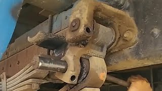 Broken Hanger ShackleReplace amp Installation Process mechanical [upl. by Edals99]