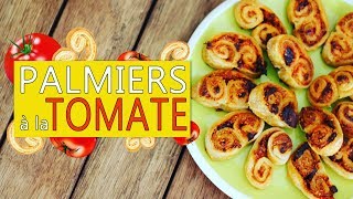 PALMIERS à la TOMATE VEGAN  APERO PARTY 3 [upl. by Meehaf]