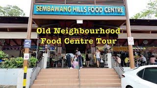 Old Neighbourhood Tour Sembawang Hill Food Centre singapore foodcentre hawkerfood oldtown [upl. by Dyrrej198]