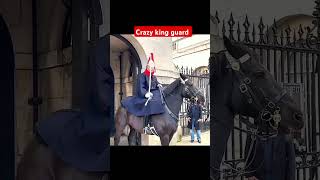 King guard horse buckinghampalace royalhorseguard tourist londonhorseshow horseguard [upl. by Shandeigh]