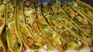 Vegetables Tacos Recipe  Wheat Flour Tacos Recipe  Indian Desi Style Tacos [upl. by Dugan823]