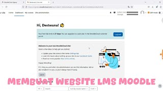 Membuat Website LMS MOODLE  TUGAS 2 Perancangan Web Pembelajaran [upl. by Rheims482]