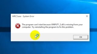 How to fix quotXINPUT13dll is missingquot error [upl. by Rockie]