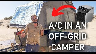 Can you AC a Camper Trailer  Ecoflow Wave [upl. by Giwdul882]