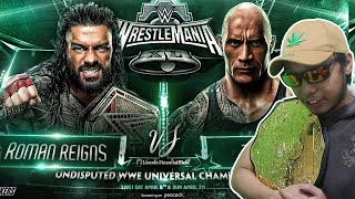 WWE ROMAN REIGNS VS THE ROCK AT WRESTLEMANIA 40 DREAM MATCH [upl. by Llehcram]