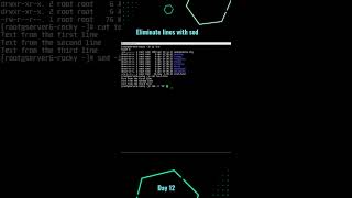 Eliminate lines with SED linuxadmin linuxadministrator linux sed [upl. by Bradlee]