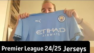 Manchester City Arsenal and Liverpool 202425 jerseys unboxing [upl. by Anatole]