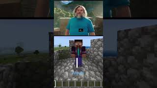 Minecraft real life vs minecraft normal minecraft movie trending minecraft gaming memes [upl. by Arikal229]