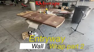 Wrapping the wall and magazine holder with 3M DiNoc Film [upl. by Spatz]