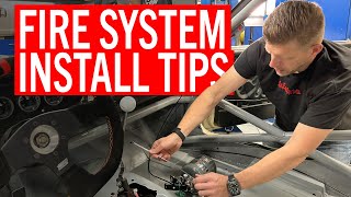 Race Car Fire Suppression System Install Tips [upl. by Annoval]