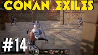 CONAN EXILES FR 14  COMBATS EN ARENE [upl. by Winter]