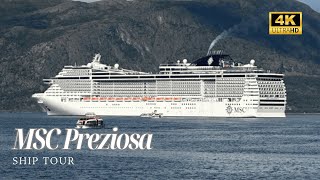 MSC Preziosa 4K 2023 full ship tour [upl. by Walley]