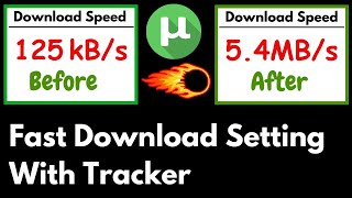 How to increase uTorrent download speed 2023  Updated utorrent download utorrent download problem [upl. by Renrut]