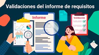 Validaciones del informe de requisitos [upl. by Goldia]