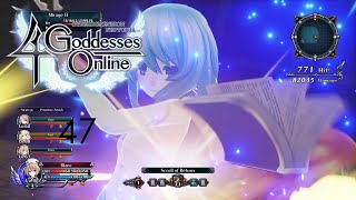 Lets Play Cyberdimension Neptunia 4 Goddesses Online Part 47 DUEL [upl. by Vernita]