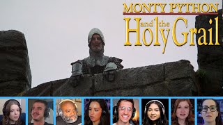 Reactors Reacting to KING ARTHUR INSULTED BY THE FRENCH  Monty Python and the Holy Grail 1975 [upl. by Anairol]