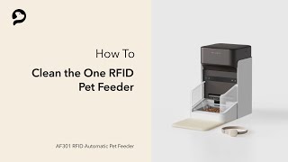 How to Clean  PETLIBRO One RFID Pet Feeder [upl. by Vez]