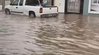 Texas Galveston Battered by flooding  today video 2024 [upl. by Kiyohara]