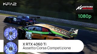 KFA2 X GeForce RTX 4060 Ti Black  Assetto Corsa Competizione  1080p FullHD разрешение [upl. by Steep]