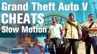 GTA 5 Cheats  Slow Motion [upl. by Richman]