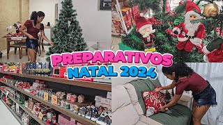 Decoração Para o Natal 2024🎄 Comprinhas de Natal  Fazendo Decorações [upl. by Durwood]