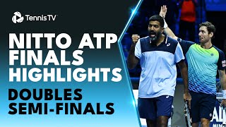 BopannaEbden RamSalisbury amp More Feature  Nitto ATP Finals Doubles Highlights SemiFinals [upl. by Ledniahs]