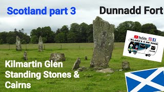 Dunadd Fort Kilmartin Glen Standing Stones Stone Circles amp Cairns Scotland no 345 [upl. by Onihc]