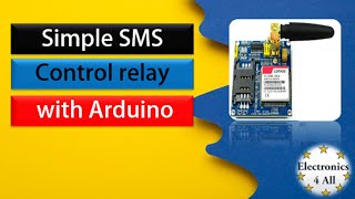 simplest Arduino SMS relay control sim 900 [upl. by Goodson]