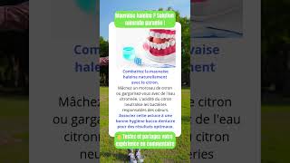 Comment utiliser le citron pour combattre naturellement la mauvaise haleine [upl. by Raynell488]