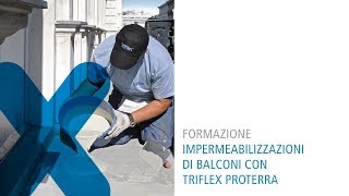 Impermeabilizzazioni di balconi con Triflex ProTerra [upl. by Keri]