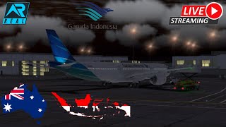 🔴 Real Flight Simulator  Garuda Indonesia A330900Neo  Melbourne MEL  Denpasar DPS [upl. by Gar302]