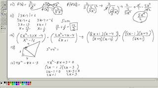 Accuplacer Math Placement test 2 College Level section Part 3 [upl. by Mcgill]