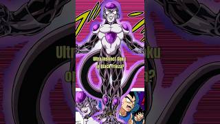 Goku Ultra Instinct Vs Black Frieza who wins dragonball anime dbzsuper goku [upl. by Spike]